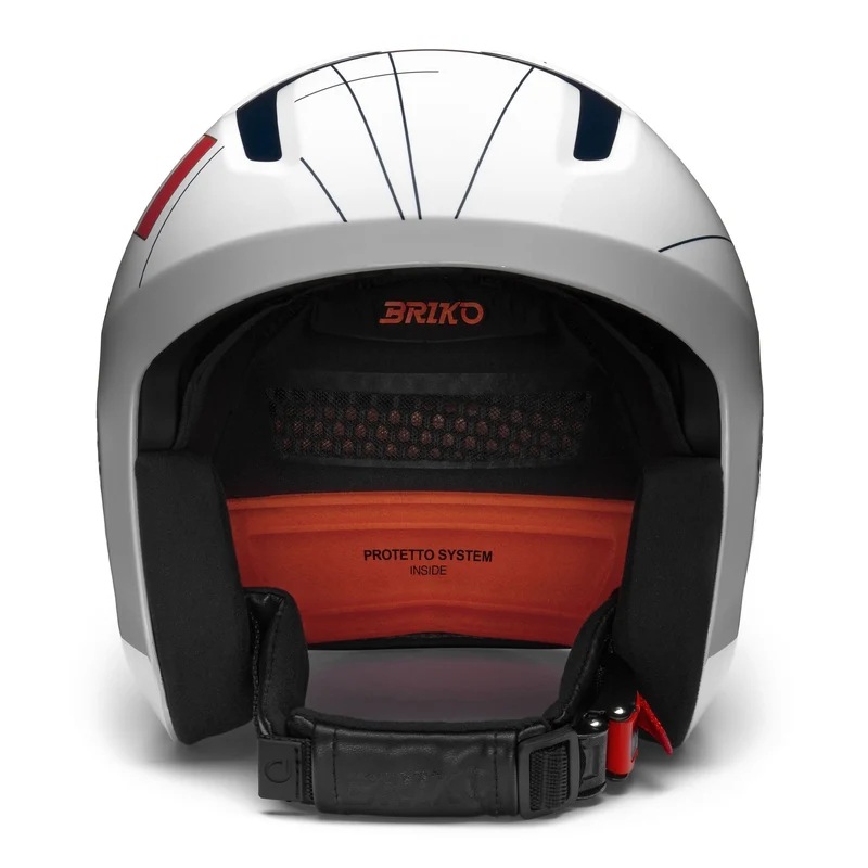 VULCANO 2.0 FRANCE - Helmets - Helmet - Unisex - Shiny White-Tangaroa Blue-Gold