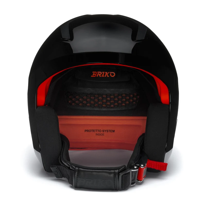 VULCANO 2.0 - Helmets - Helmet - Unisex - Shiny Black-Orange Fluo