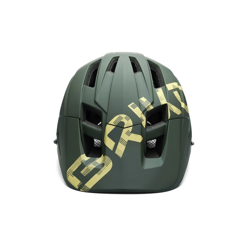DUKON - Helmets - Helmet - Unisex - Matt Thatch Green-Abbey Grey-Turmenic Yellow