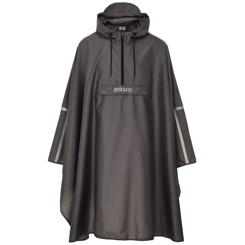 DISTRICT PONCHO - Jackets - Poncho - Unisex - Grey Md Steel