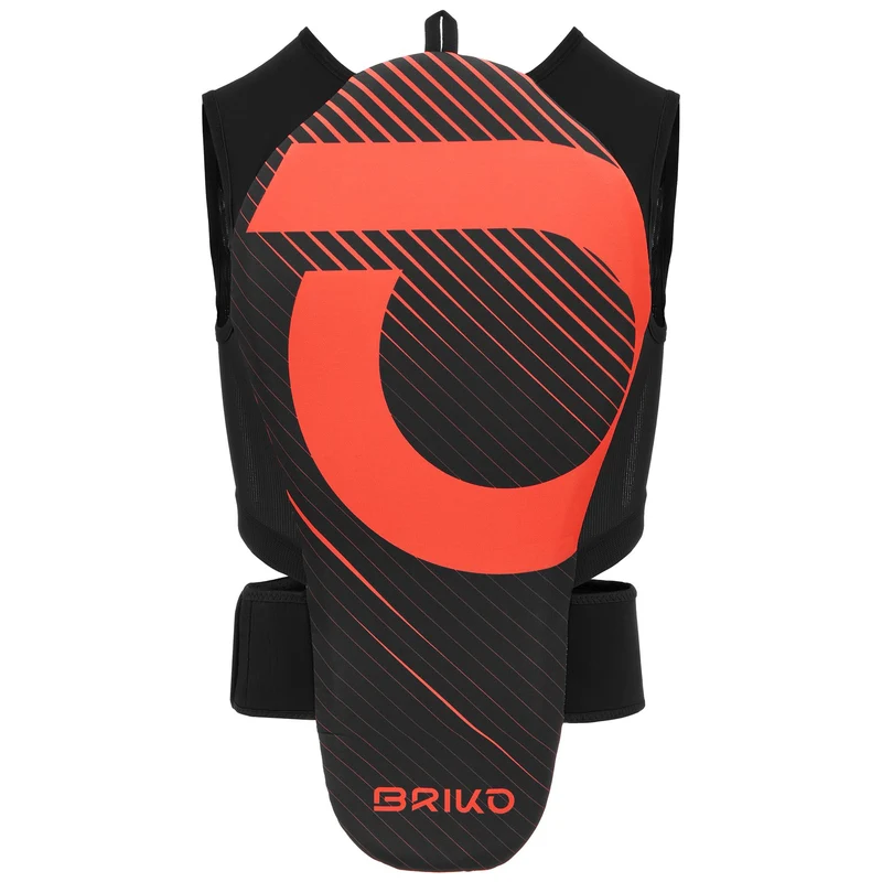 ARMOR SPINE - Guards - Back Protector - Unisex - BLACK ORANGE FLUO