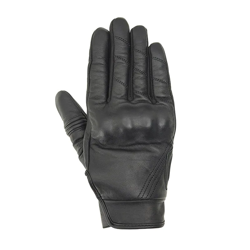 Gants Moto Cuir Été Homme Noir — Coque Invisible CE 1KP