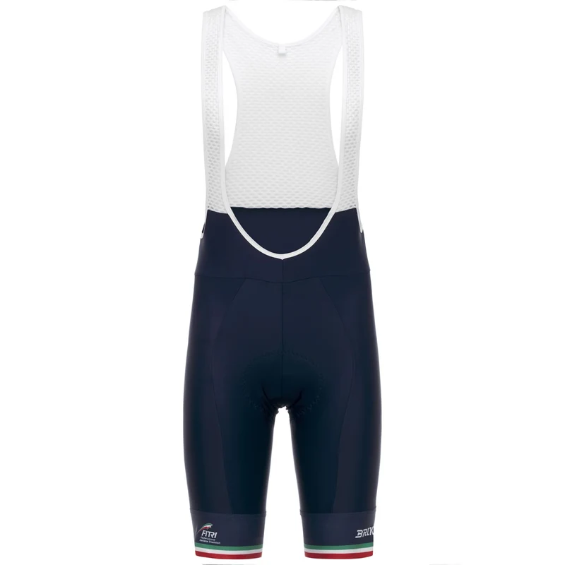 BRIKO FITRI M BIBSHORT - Sport Suits - Bib - Man - Blue Iris-White