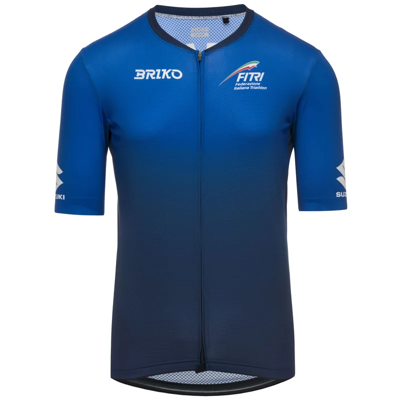 BRIKO FITRI M JERSEY - Active Jerseys - Shirt - Man - Blue Indigo-Blue Iris