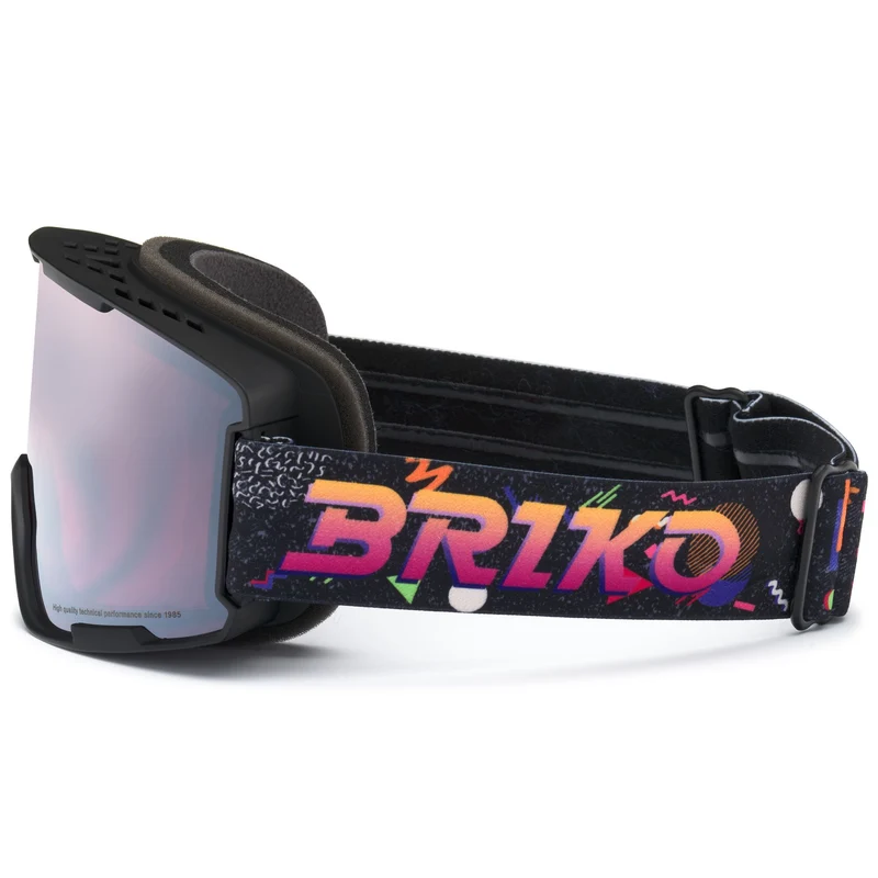 MARLO - Goggles - Ski Goggles - Unisex - Black Fantasy Orange-ORM2