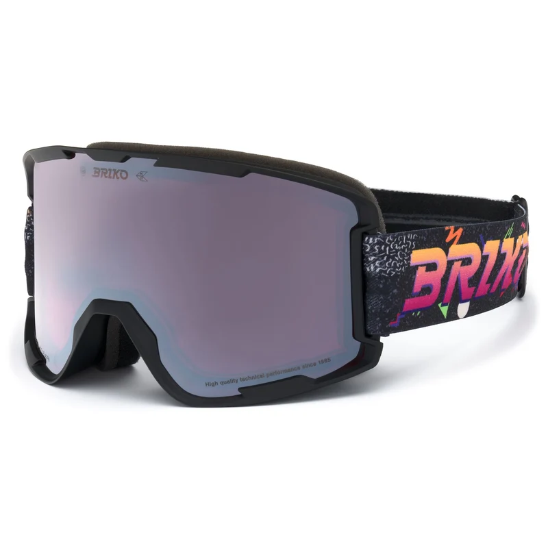 MARLO - Goggles - Ski Goggles - Unisex - Black Fantasy Orange-ORM2