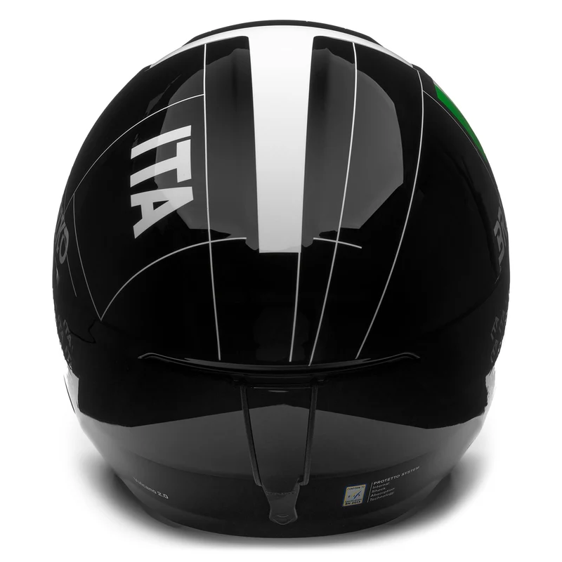 VULCANO 2.0 ITALIA - Helmets - Helmet - Unisex - Shiny Black-White