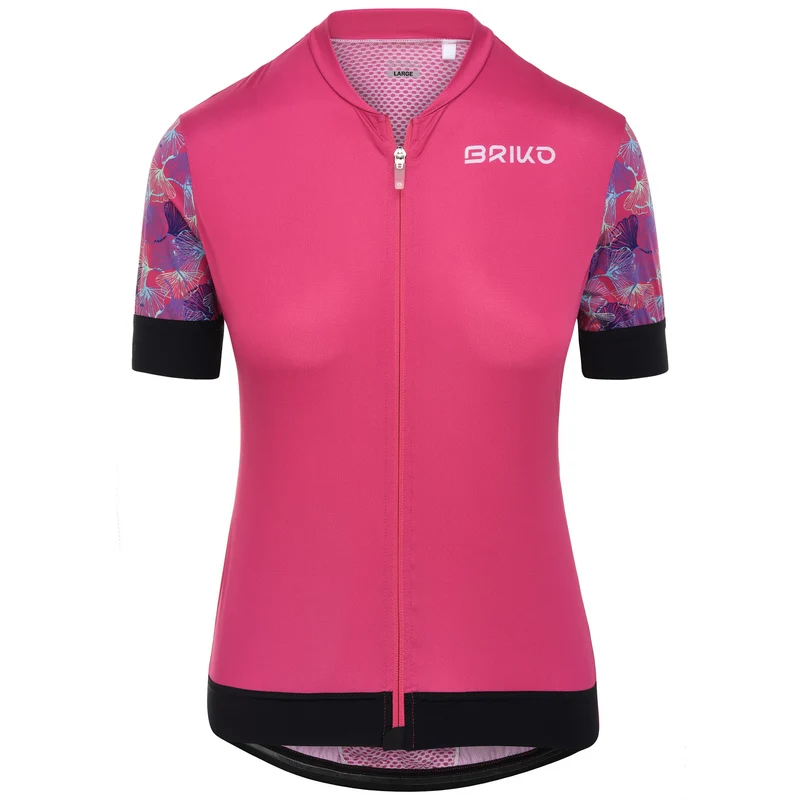 JERSEYKA BLOOM LADY - Active Jerseys - Shirt - Woman - Fuchsia-Black