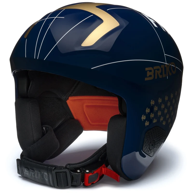 VULCANO 2.0 FRANCE - Helmets - Helmet - Unisex - Shiny Tangaroa Blue-Gold-White