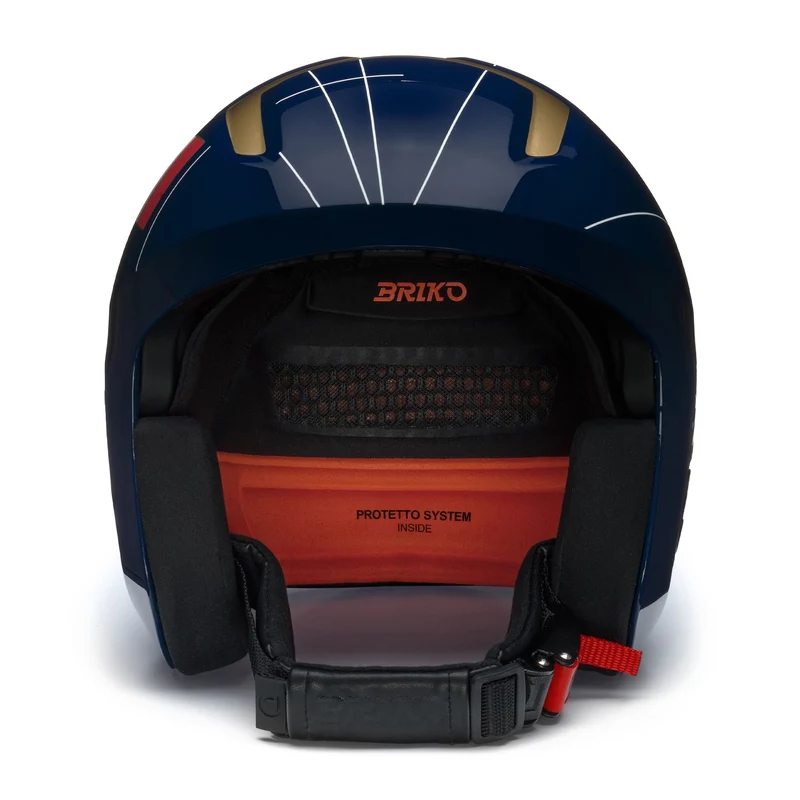 VULCANO 2.0 FRANCE - Helmets - Helmet - Unisex - Shiny Tangaroa Blue-Gold-White