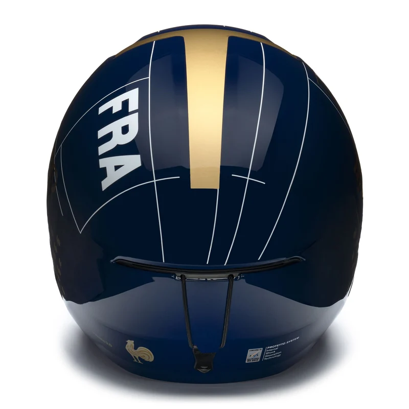 VULCANO 2.0 FRANCE - Helmets - Helmet - Unisex - Shiny Tangaroa Blue-Gold-White