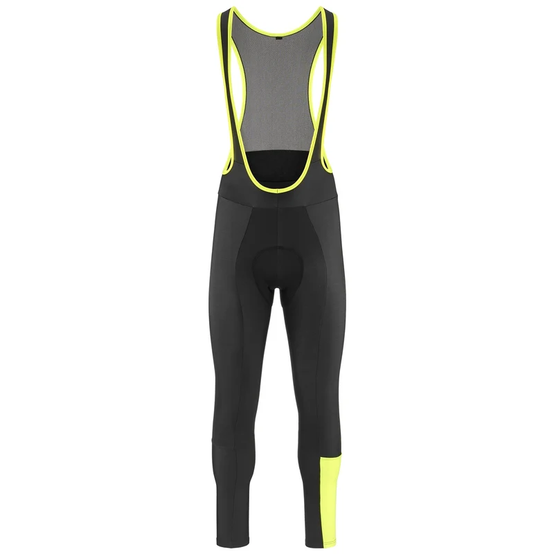 WINTERTIDE BIB - Sport Suits - Bib - Man - BLACK ALICIOUS- LIME FLUO-Black-Green Lime