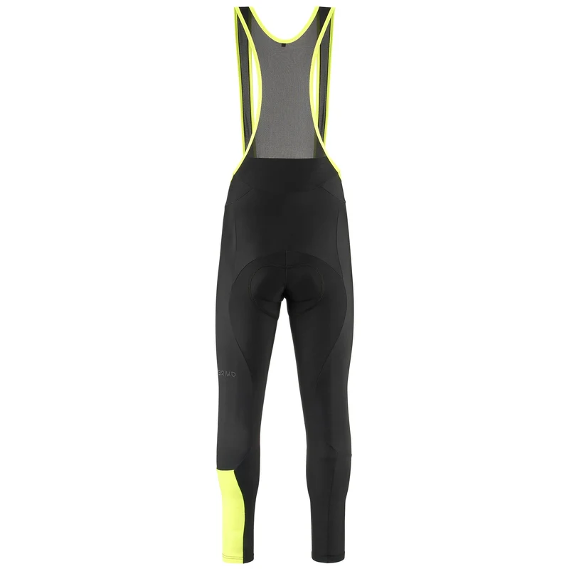 WINTERTIDE BIB - Sport Suits - Bib - Man - BLACK ALICIOUS- LIME FLUO-Black-Green Lime