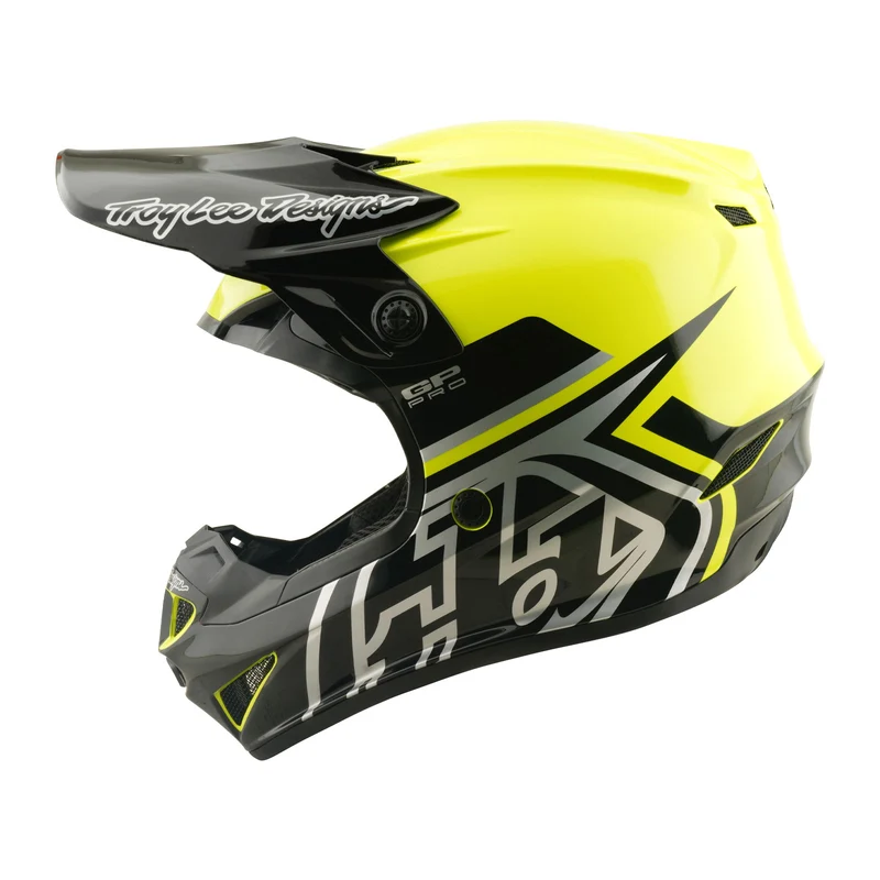 Youth GP Pro Helmet W/MIPS Mono Flo Yellow