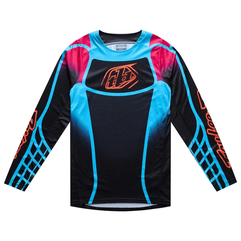 GP Pro LS Jersey Framework Black / Cyan