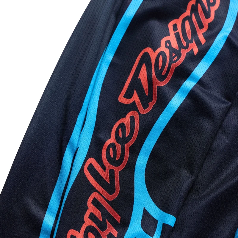 Youth GP Pro LS Jersey Framework Black / Cyan