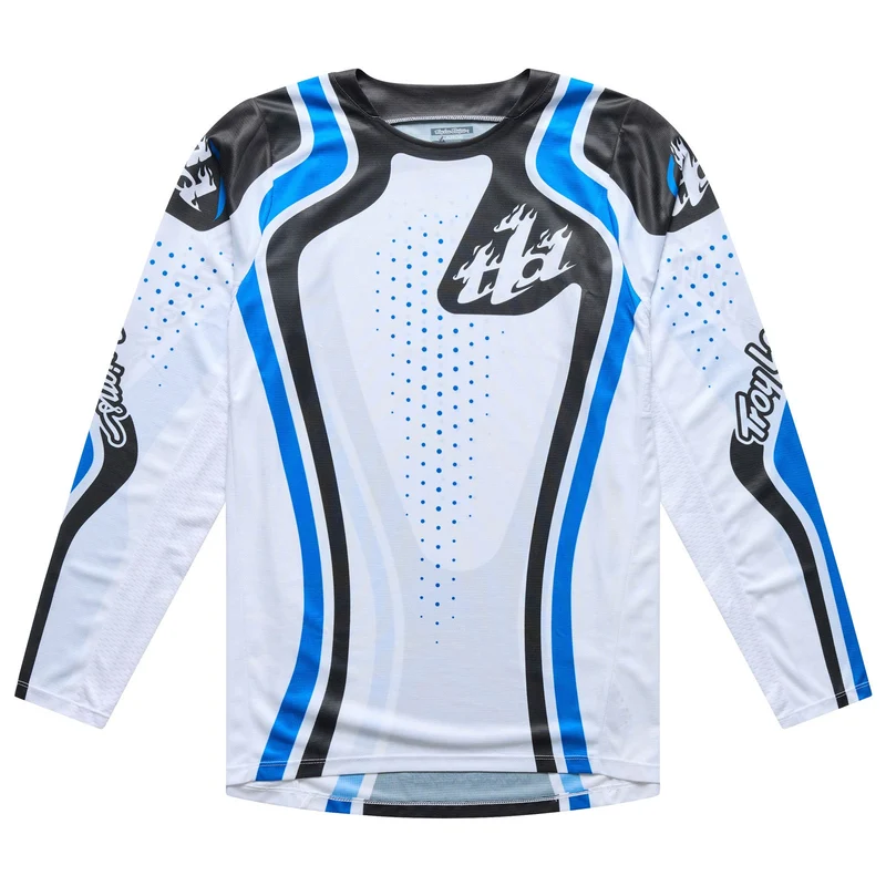GP Pro LS Jersey Roller White / Blue