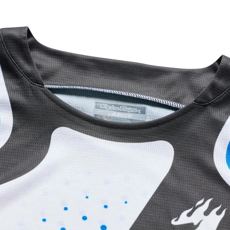 GP Pro LS Jersey Roller White / Blue