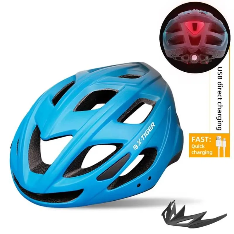 GlideTech™ | Casque velo avec éclairage arrière intégré et ventilation renforcée pour plus de sécurité