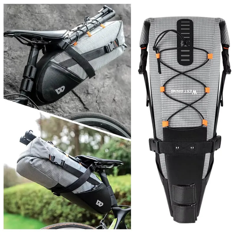 SaddlePouch™ | Sacoche de selle imperméable et stable 10L