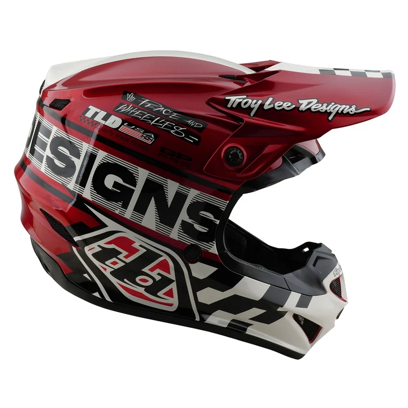 GP Pro Helmet Fifty-50 White / Red