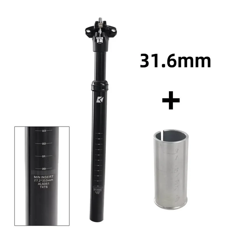 QuadLinkSuspensionPost™ | Tige de selle suspendue avec amorti réglable et soulagement dorsal