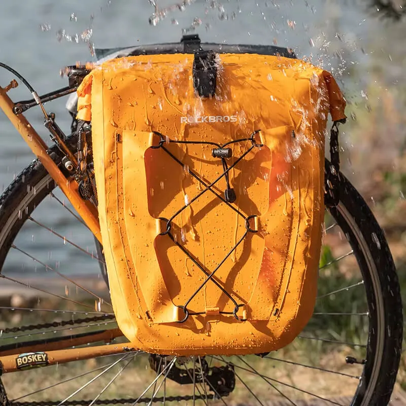 CargoTrail™ | Sacoche velo porte bagage extensible et 100 % imperméable 25-32L