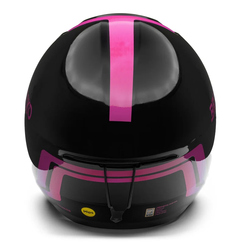 VULCANO 2.0 MIPS - Helmets - Helmet - Unisex - Shiny Black-Neon Pink