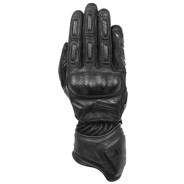 Gants Moto Cuir Homme ADX TRACK — Homologué CE, All Season, Coque Rigide