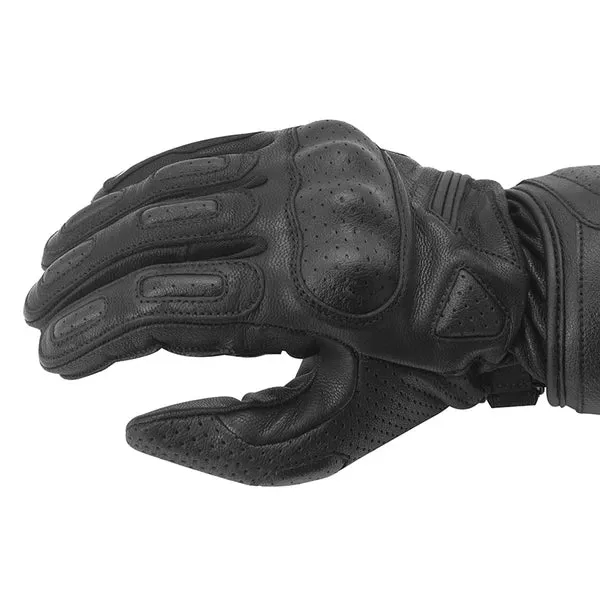Gants Moto Cuir Homme ADX TRACK — Homologué CE, All Season, Coque Rigide