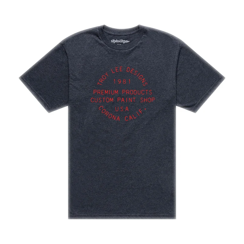 Short Sleeve Tee Imprint Black Heather