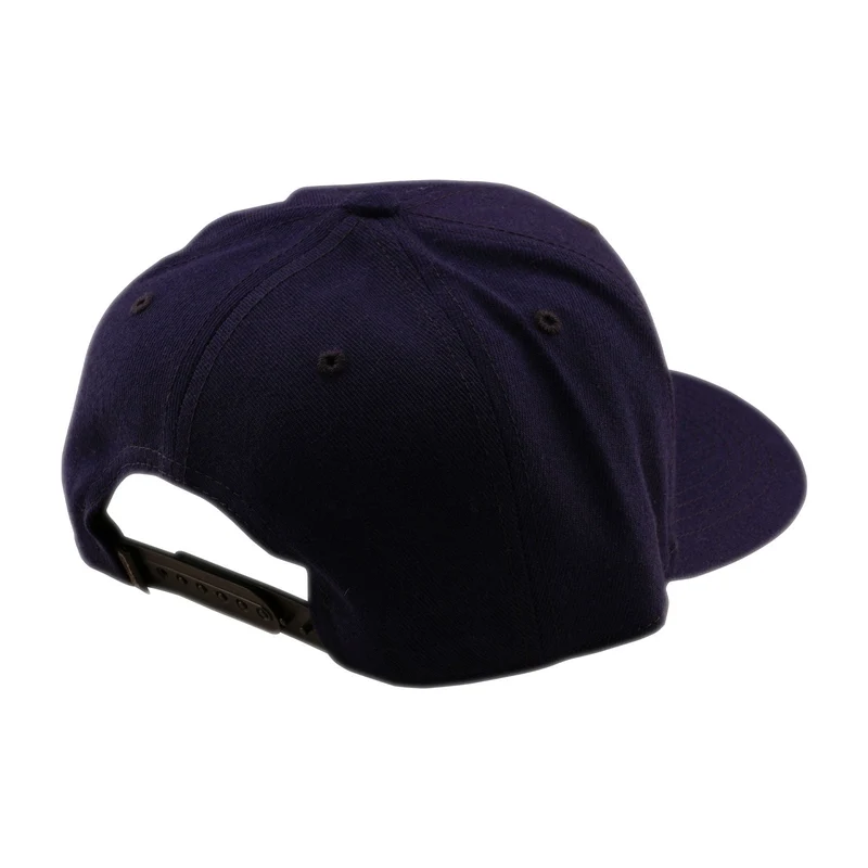 Curved Snapback Hat Badge Indigo