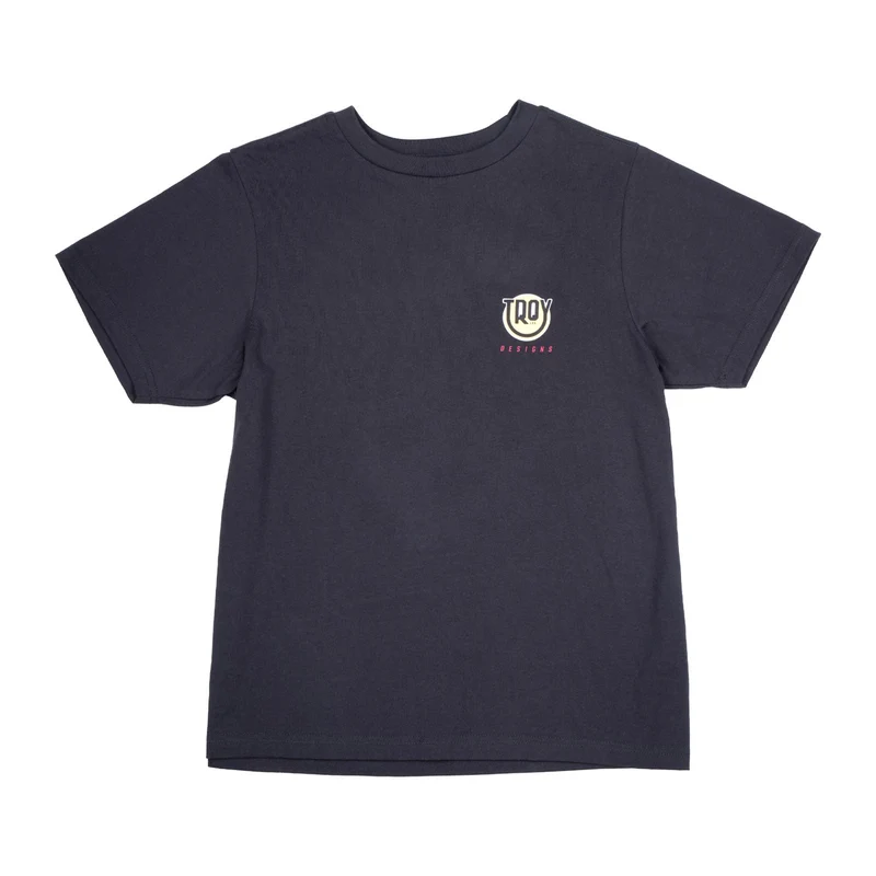 Womens Short Sleeve Tee Happy Dayz Carbon