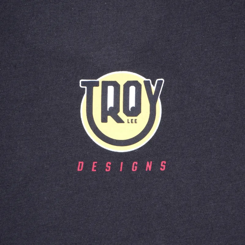 Womens Short Sleeve Tee Happy Dayz Carbon