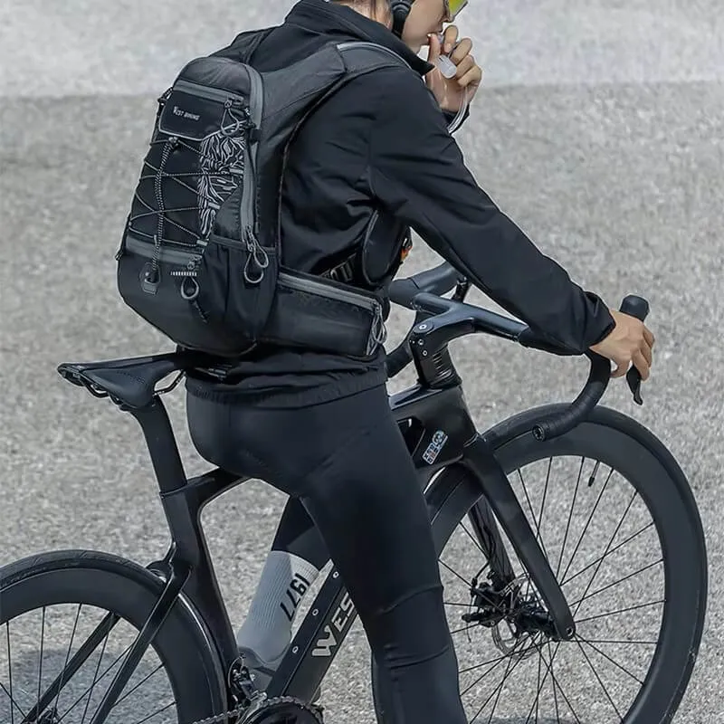 RideHaven™ | Sac a dos velo 16L avec poche à eau de 2L et dos respirant