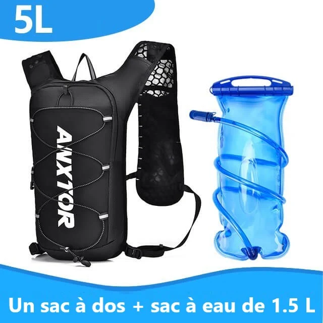 BikeHiker™ | Sac a dos velo 5L léger avec poche à eau de 1.5L