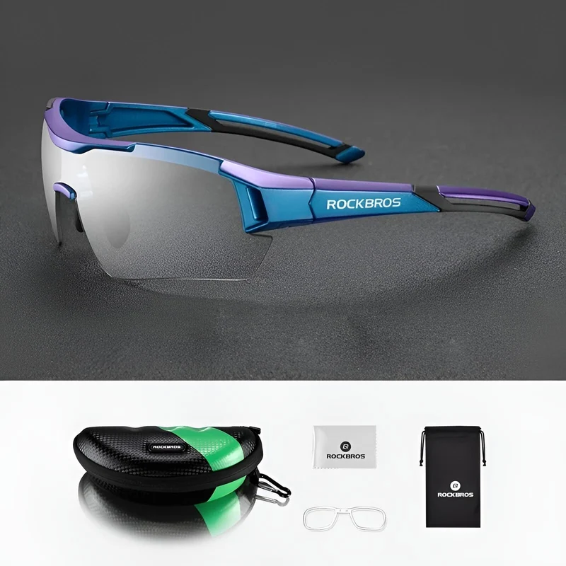 CycliGlasses™ | Lunette velo photochromique avec protection UV et design ultra-léger