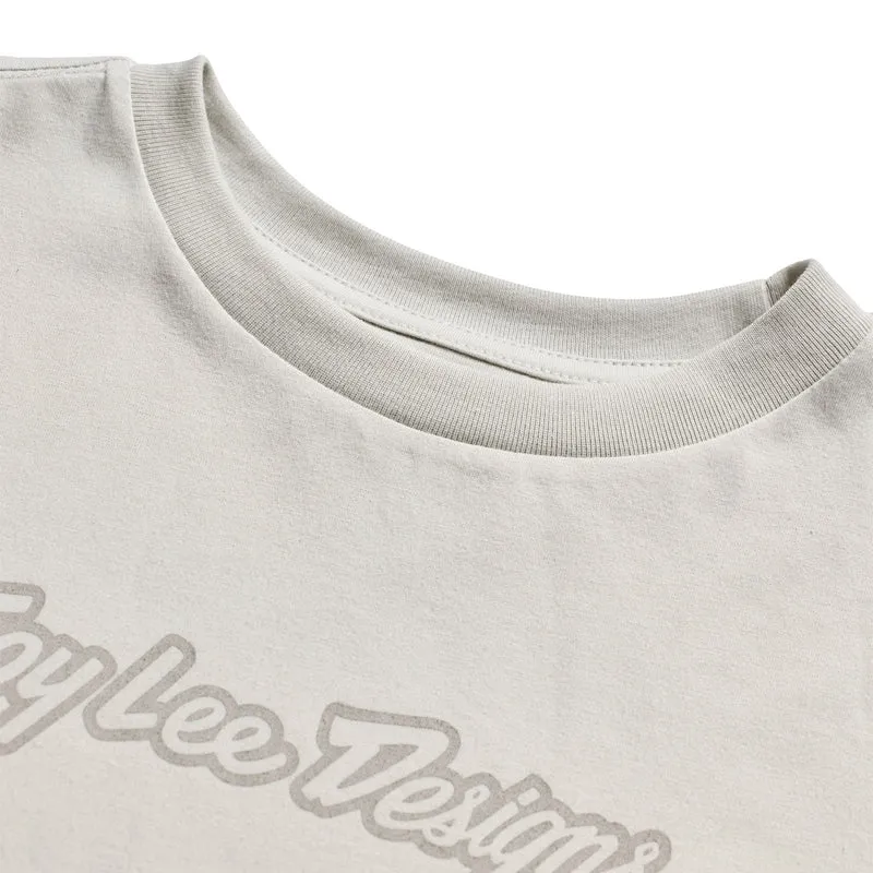 Wmns Short Sleeve Tee Signature Pumice