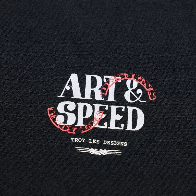 Short Sleeve Tee Pink Slips Black