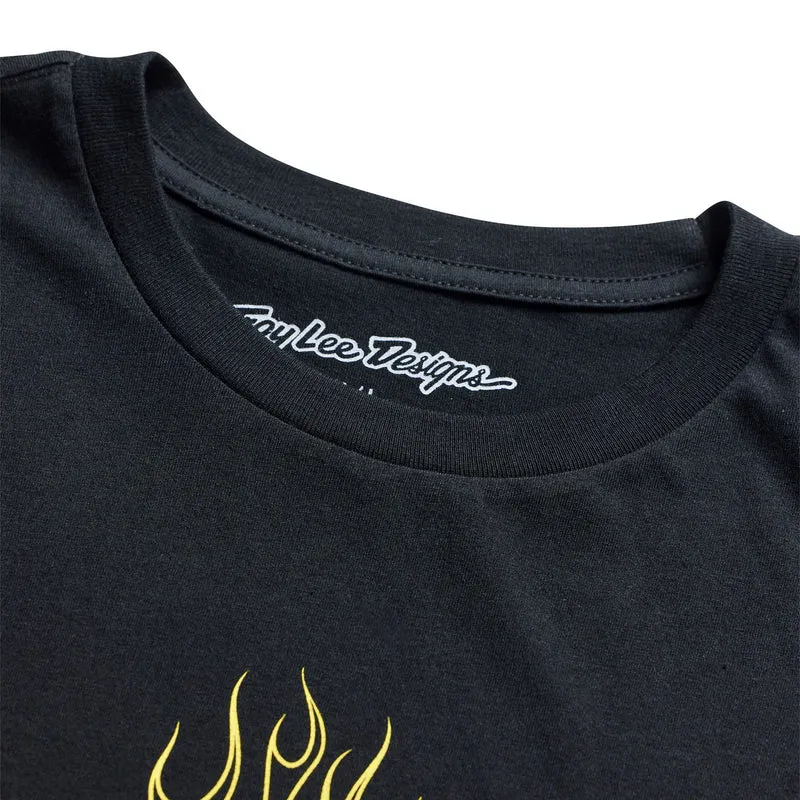 Short Sleeve Tee Flame2 Black
