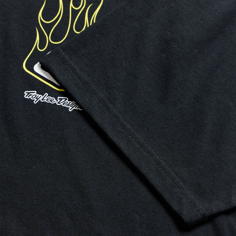 Short Sleeve Tee Flame2 Black