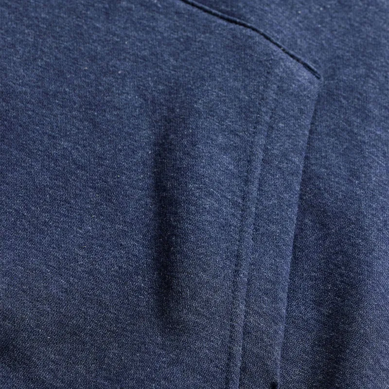Pullover Hoodie Badge Navy Heather