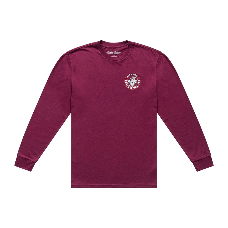 Long Sleeve Tee Carb Club Sangria