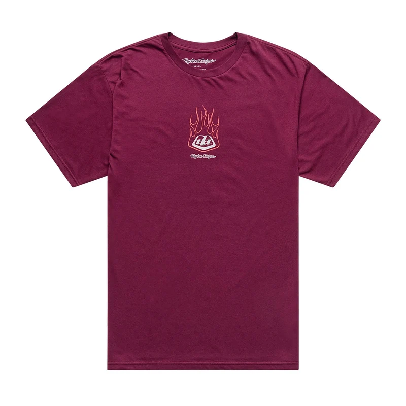 Short Sleeve Tee Flame2 Sangria