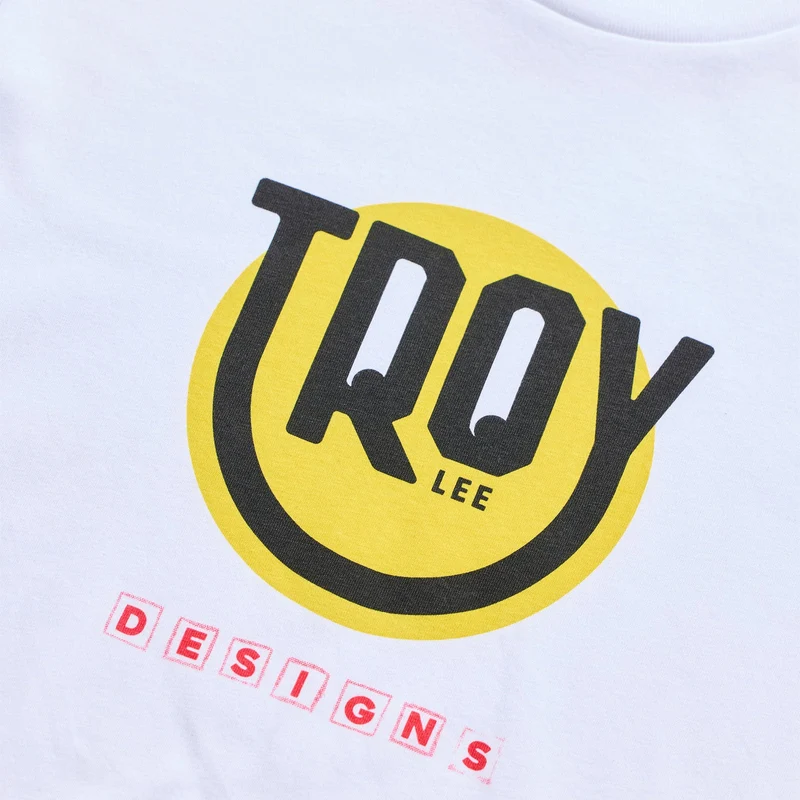 Youth Short Sleeve Tee Happy Dayz White