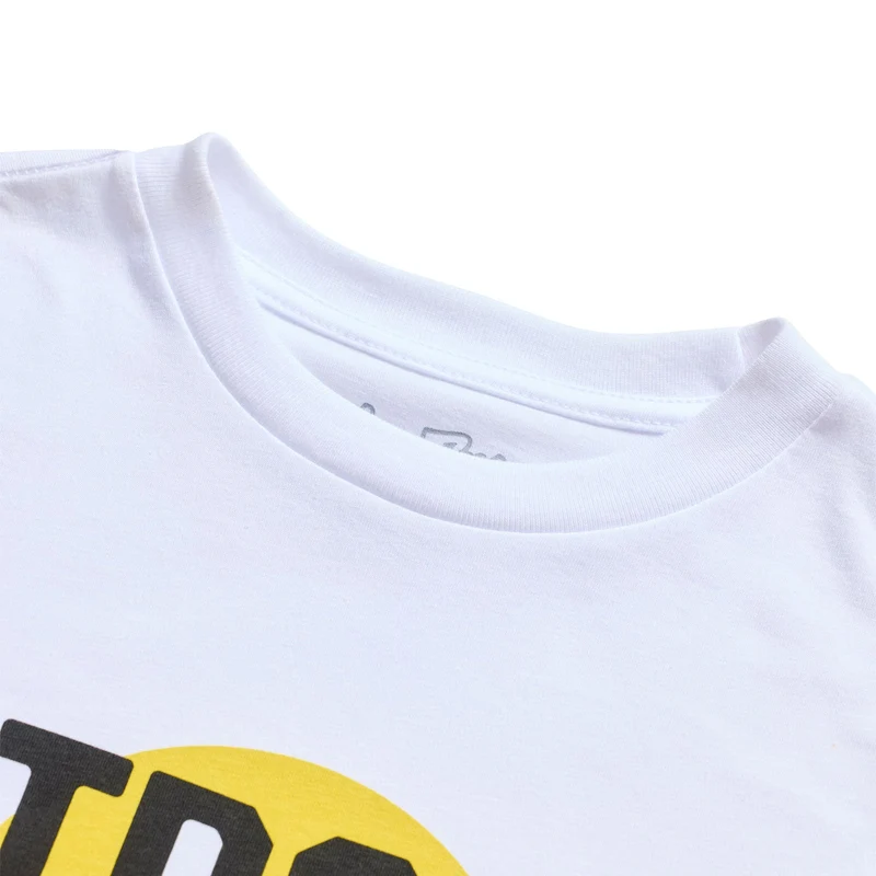 Youth Short Sleeve Tee Happy Dayz White