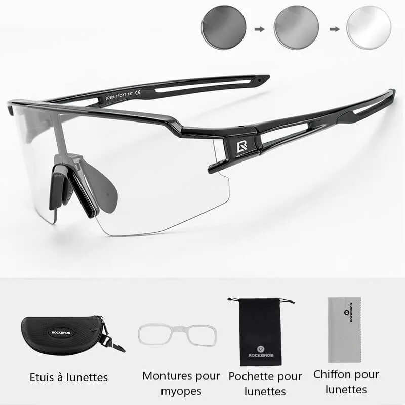 RacBikeGlasses™ | Lunette velo photochromique avec protection UV