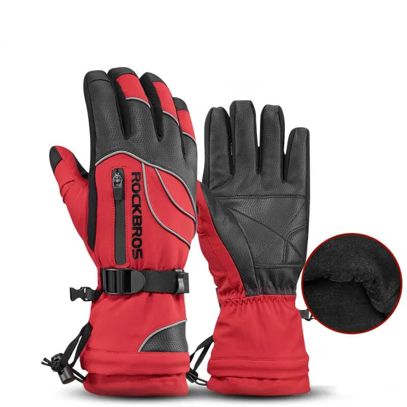 HeatedCyclingGloves™ | Gants velo hiver imperméables avec bande réfléchissante