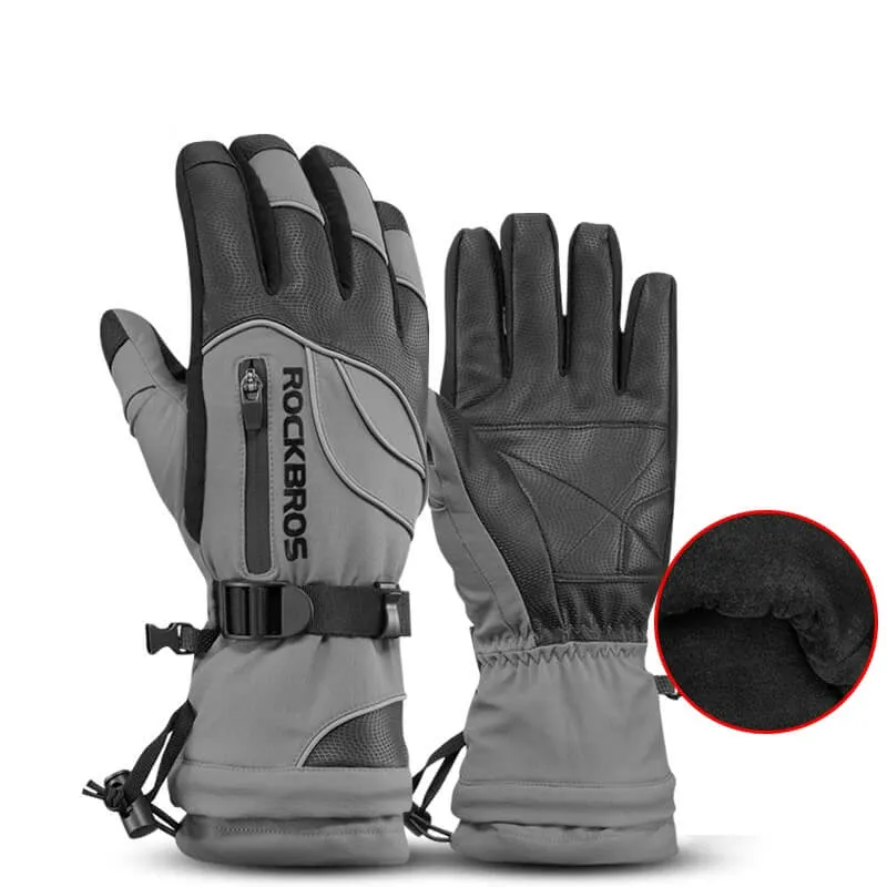 HeatedCyclingGloves™ | Gants velo hiver imperméables avec bande réfléchissante