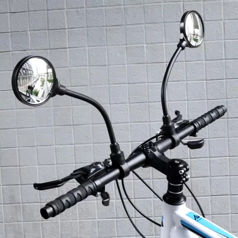 HandlebarBikeMirror™ | Retroviseur velo 360° avec tuyau flexible et ajustable